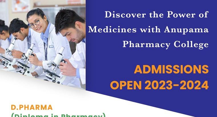 Anupama College of Pharmacy – Leading Best D Pharm