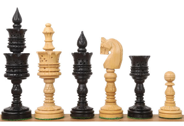 Royal chess mall-Hand Carved Lotus Series Chess