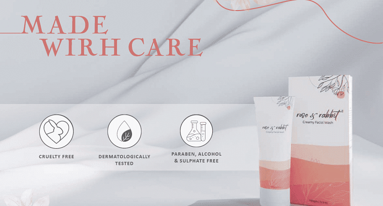 Rose & Rabbit Creamy face wash