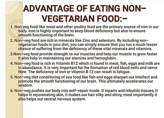Advantages and Disadvantages of Eating Non Veg Foo