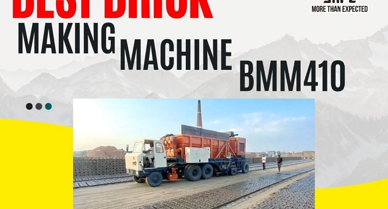 Brick making machine