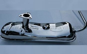 Exhaust of Vespa by stainless steel new