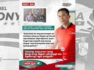 Roy Ga Reiterates Support for clean and honest elections to