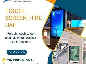 Looking to Rent a Touch Screen in the UAE?